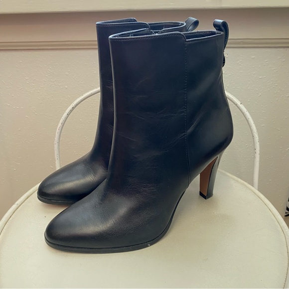 Cole Haan Shoes - Elegant Black Leather Ankle Boots